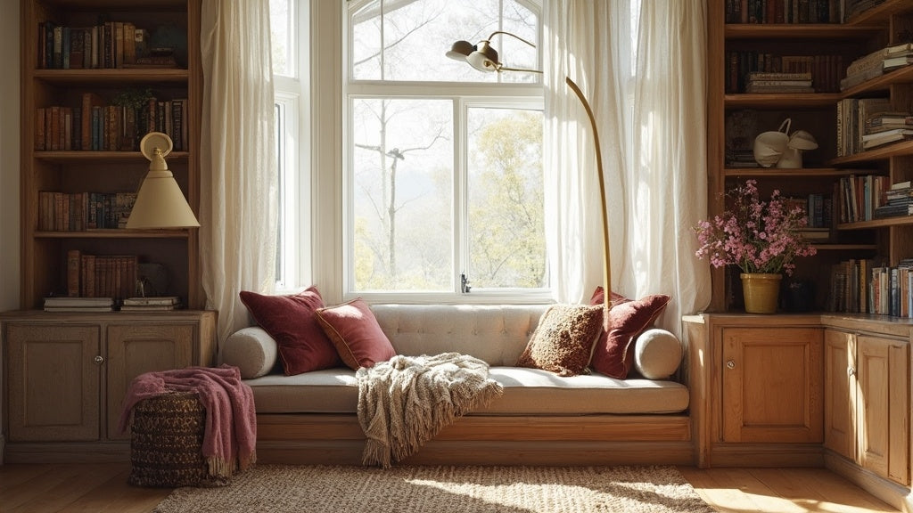 Bay Window Master Bedroom Accent Chairs LUE BONA Rowena Oversized