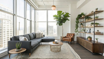 Indoor Plants and Furniture Placement in Lounges
