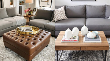 Ottoman Vs Coffee Table Making the Right Choice