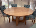 Round Dining Room Table for 6