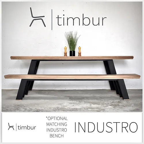 Industro Oak Dining Table.