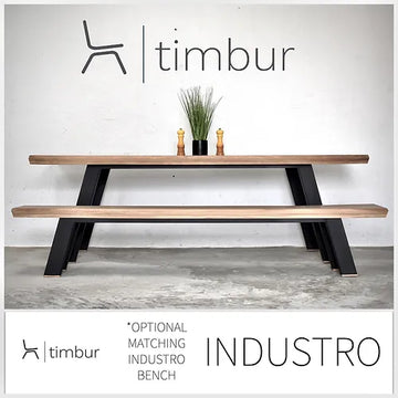 Industro Oak Dining Table.