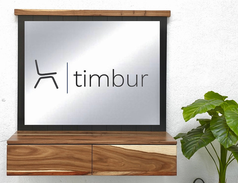 Timbur Potter Strand Floating Dresser, Modern Furniture Design, Solid Oak and Kiaat ...